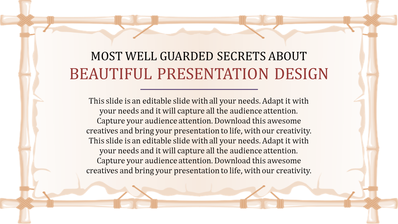 Free - Download Beautiful Presentation Design Slide Template